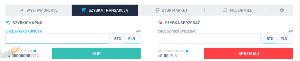 Szybka transakcja na BitBay.net (kupno)