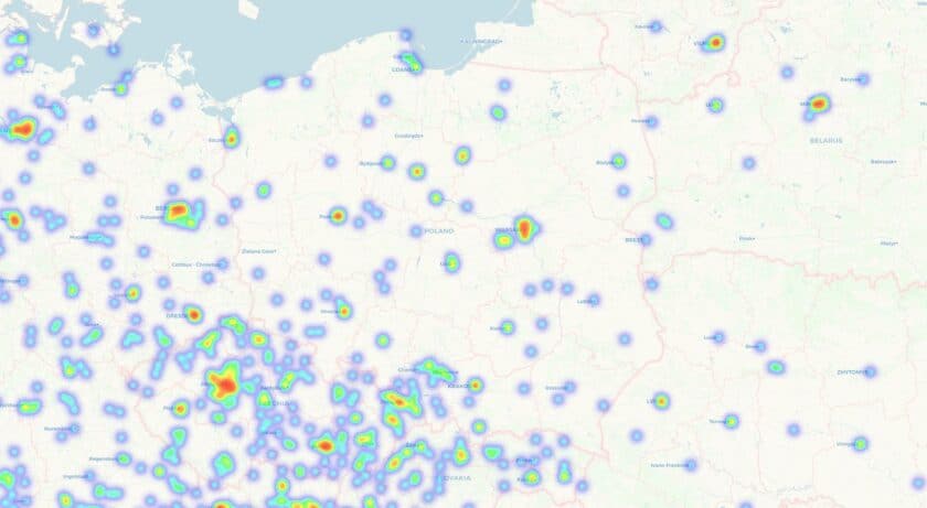 Gdzie płacić Bitcoinem? Mapa Polski