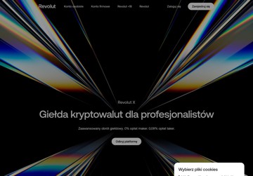 Revolut X – strona giełdy